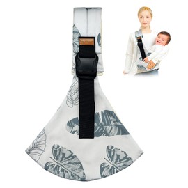 Baby Sling Carrier,2025 New Baby Carrier, Adjustable Baby Sling, Anti-Slip Hip Seat Portable Toddler Carrier,Carrying 10-30 lbs(Leaf)