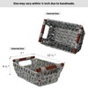 GRANNY SAYS Wicker Storage Baskets for Shelves, Pack of 2