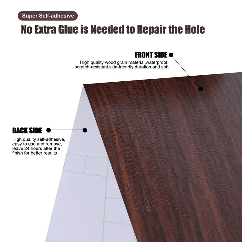 4" X33' Size Realistic Wood Grain Repair Tape, Self Adhesive