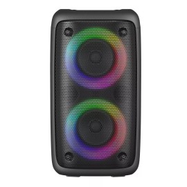 Supersonic 2 x 3" High Efficiency Speaker with LED Lights & Multi-Connecti