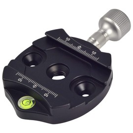 [Z-Jing] DM-60N 60mm Aluminum Alloy Quick Release Clamp Compatible with Arca-Swiss Standard, for Quick Release Plate and Tripod and Monopod