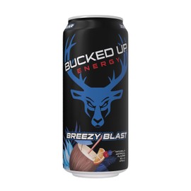 Bucked Up Energy Drink 300mg (Breezy Blast) (12 CT)