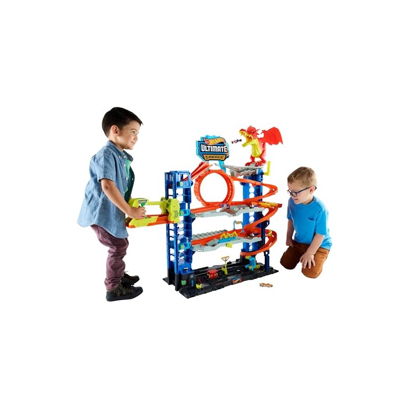 Hot Wheels Pista City Ultimate Garage con 4 Niveles y