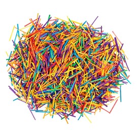 1000 Wooden Matchsticks Coloured Splints Adult & Children Art Crafts Hobby Modelling Model Making