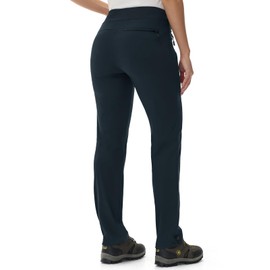 Rdruko Women's Hiking Pants Quick Dry UPF50+ Outdoor Pants Fishing Safari Travel Stretch Active Pants with Pocket Navy Blue L