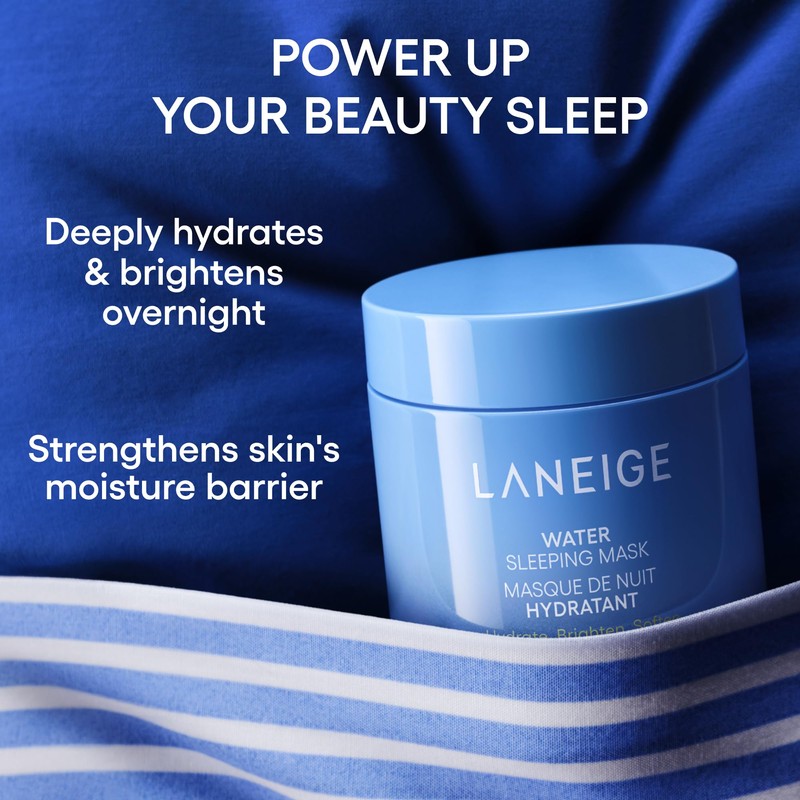 LANEIGE Water Sleeping Mask: Brightening Overnight Korean Sleeping Mask for