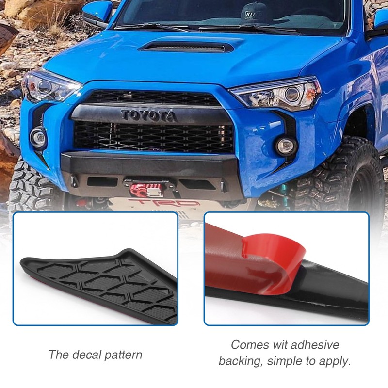 Front Fog Light Decals Compatible with 2014-2024 Toyota 4Runner Accessories,