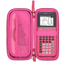 Mchoi Hard Case Suitable for Texas Instruments TI-84 Plus CE/TI-84 Plus/TI-Nspire CX II CAS/TI-Nspire CX II/TI-83 Plus/TI-89 Titanium/TI-85 / TI-86 Color Graphing Calculator, Case Only