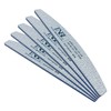TNBL Nail File Professional Quality (80/80 Grit Half Moon Zebra)