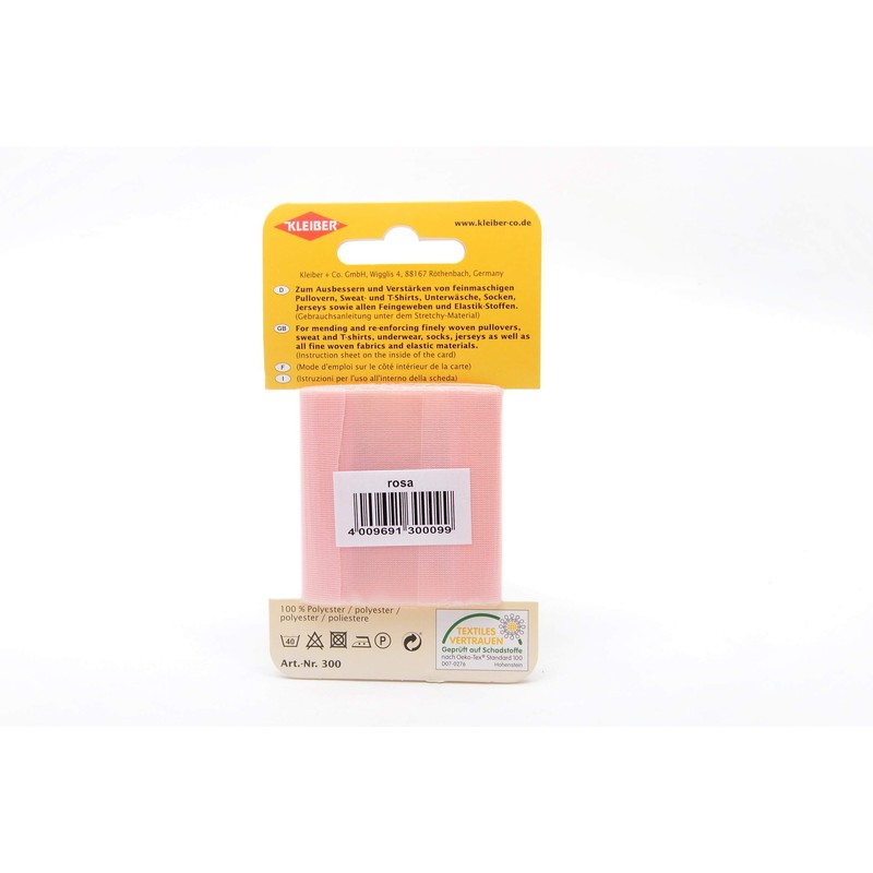 Kleiber Iron On Elasticated Clothing Repair Tape, 40cm x 6cm,