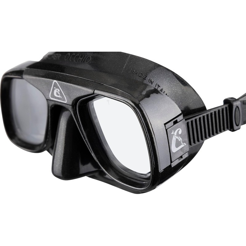 Cressi SUPEROCCHIO Mask SIL Black/Frame Black