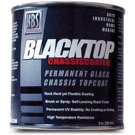 KBS Coatings 8212 Flat Black BlackTop Chassis Paint - 8 fl. oz.