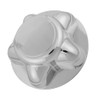 snobli 7" Wheel Center Cap with 5-Lug Steel Wheel Chrome