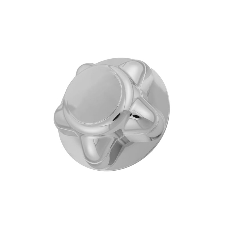 snobli 7" Wheel Center Cap with 5-Lug Steel Wheel Chrome