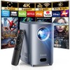 [Electric Focus] Mini Projector with 5G WiFi and Bluetooth, 4K