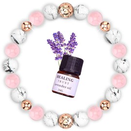 Roe Dolph Relaxation Bracelet for Women Yoga Beads Bracelet Essential Oil Bracelet Stress Relief Bracelet Healing Crystal Bracelet Ralaxation Gifts for Christmas