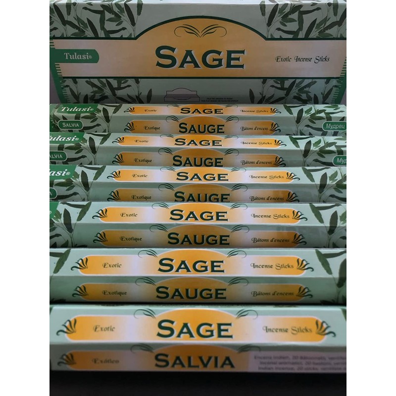 Sage Aromatic Incense Sage, Natural Aromatherapy Incense, Bars and Incense