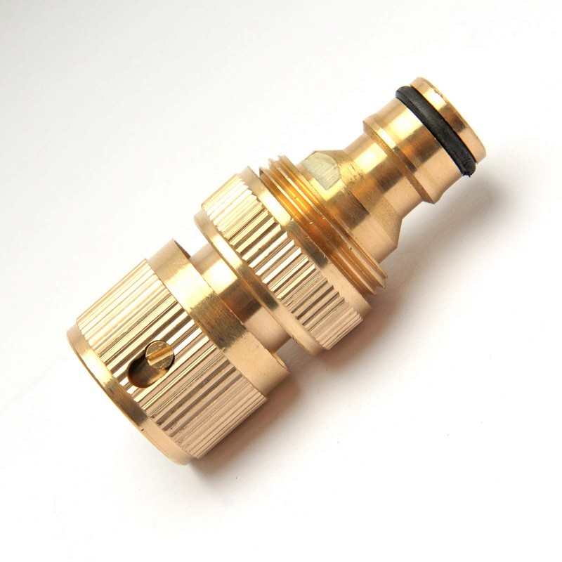 Gardena Coupling Solid Brass Quick Coupling 3/4 Inch Gardena Hose