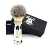 Synthetic Hair Shaving Brush Stainless Steel Handle with Classical Box