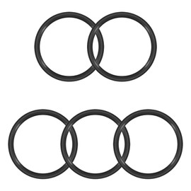 Othmro 5pcs O-Rings Seal Rubber Washer, 70mm OD 60mm ID 5mm Width, Nitrile Rubber Sealing Gasket Rings, Washers Seal & Auto Quick Repair