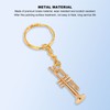 Trumpet Key Chain Pendant Metal Brass Fashionable Stylish Musical Instruments