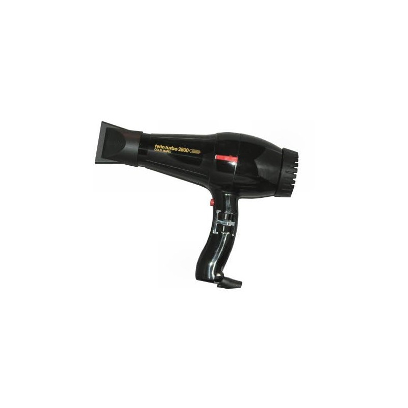 Turbo Power Twinturbo 2800 Coldmatic Hair Dryer, Black, 1 Count