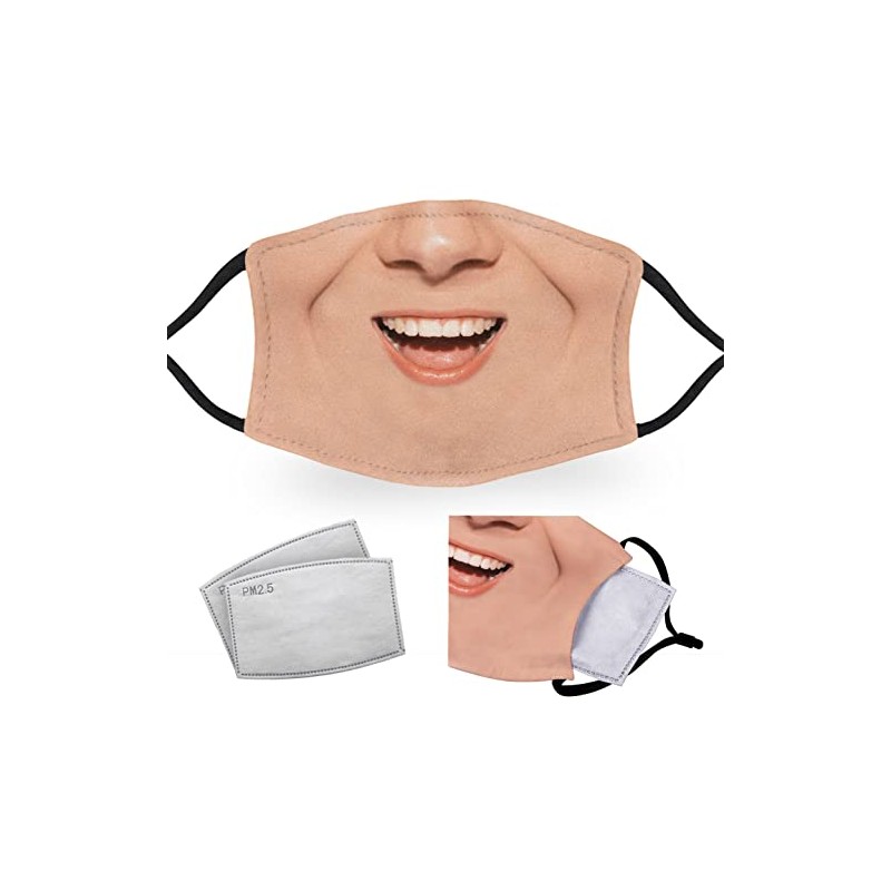 Tiny Mouth - Adult Face Masks - 2 Filters Included