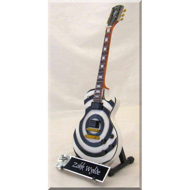 ZAKK WYLDE Miniature Guitar Bullseye w/Guitar Pick