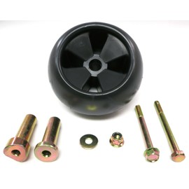 The ROP Shop Deck Wheel KIT fits John Deere X300 X300R X304 X305R X310 X320 X340 X350 Mowers