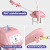 Professional Facial Steamer, 2In1 Face Steamer on Wheels for Facial