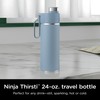 Ninja Thirsti 24oz Travel Bottle for Sparkling Drinks, Fizzier Longer,