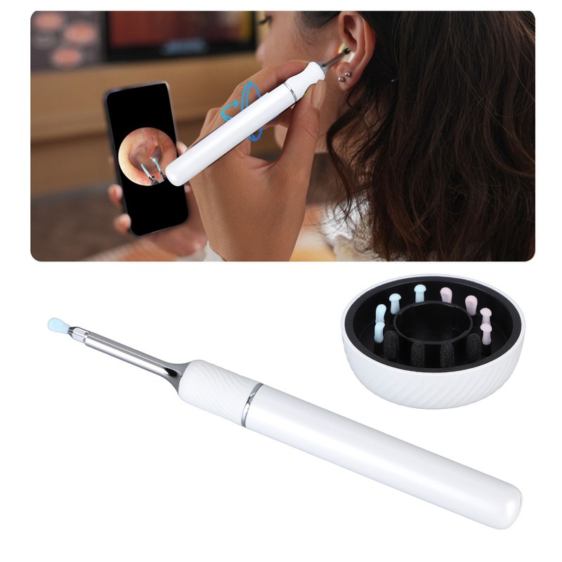 Smart Visible Ear Cleaner 10MP HD 360 Degree Wide Angle