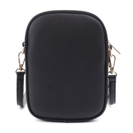 Mali+Lili, Josie Triple Compartments Crossbody Bag for Women, Black