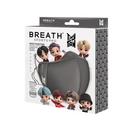 BTS Mask,BTS TinyTANxBREATHSLIVER Bless Tinitan Sport Pro Mask METAL GRAY Regular Size