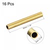 sourcing map Brass Pipe Hose 4 mm Outer Diameter 0.5