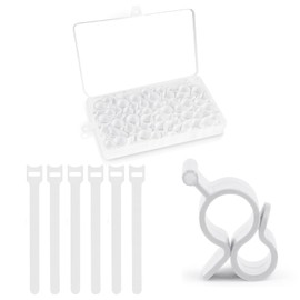 CVOZO Piping Strips Hooks Awning Hooks Caravan Accessories: Caravan Accessories Awning Clip Motorhome Awning Hook for Motorhome, Motorhome, Travel Trailer, Rope Lights (20-White)