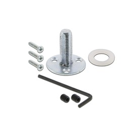 Nostalgic Warehouse 722198 Cottage Plate Single Dummy Waldorf Black Door Knob in Antique Pewter