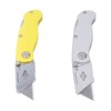 2 Pcs Folding Utility Knife Aluminum Alloy Industrial Grade Outdoor