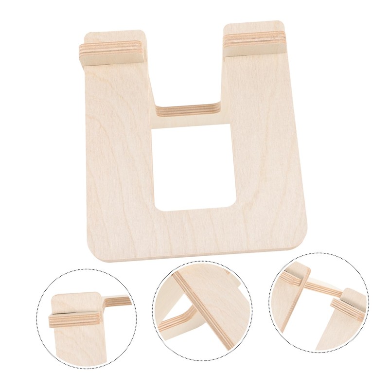 COHEALI Wooden Bike Holder Detachable Scooter Stand Support for Balanced