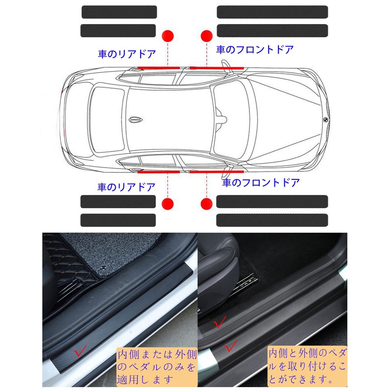 Car Side Step Guard Side Step Scuff Plate for Honda