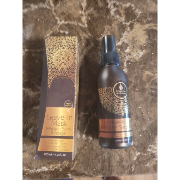 Moroccan Gold Series Leave-In Hair Mask Reverses Damage Regular Size 4.2oz