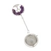 Tea Infuser Artificial Crystal Stone Tea Strainer Stainless Steel Diffuser