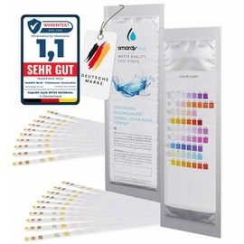 SMARDY Set – 10x Water Test Strips 9-in-1 for Drinking Water Quick Test Easy Check of Water Quality
