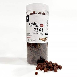 Bean heart red bean heart Domestic Soft Jerky Dried Pollock 1kg Nosework Treats for Dogs / 강아지 국내산 소프트 져키 황태 1kg 노즈워크 간식