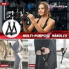 Exercise Handles, Resistance Bands Handles, Tricep Rope Cable Attachment, Gym