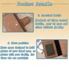 DTSFHTDAL Women's Wallet-Womens Long Wallet-Leather Large Capacity Coin Purse-Credit Card