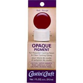 Environmental Technology 1-Ounce Casting' Craft Opaque Pigment, Red