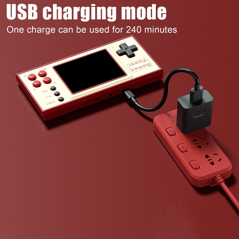 Handheld Game Console 2 Players Classic Retro Lightweight HD Output