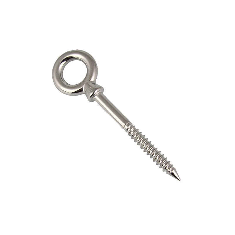 Eyebolt with Wood Thread and Partial Thread 10 x 120