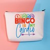 BDPWSS Bingo Makeup Bag Bingo Lover Gambler Gift Bingo Game